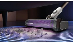 Σκούπα όρθια Shark IW3612EU, 240W, 0.42 l, 3 ρυθμίσεις, Αόρατοι αισθητήρες ανίχνευσης ρύπων, Σφραγίδα κατά των αλλεργιογόνων, LED, Λευκό/χρυσό