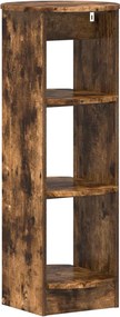 vidaXL Βοηθητικό ντουλάπι Καπνιστή Δρυς 40 x 40 x 100 cm