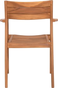 ΠΟΛΥΘΡΟΝΑ BOZZY HM9935 ΜΑΣΙΦ ΞΥΛΟ TEAK ΣΕ ΦΥΣΙΚΟ 58x61x80,5Υ