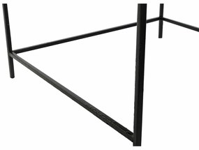 Βοηθητικό Τραπέζι DKD Home Decor 61 x 61 x 49 cm Μαύρο Χρυσό Χάλυβας Αλουμίνιο