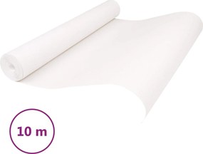 vidaXL 3D Στερεή Ταπετσαρία Ριγέ Γκρι 10 x 0,53 μ Μη Υφασμένο Ύφασμα