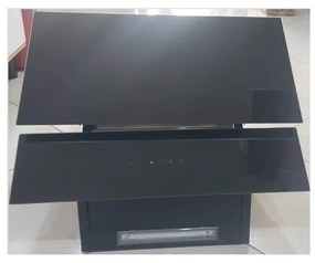 MultiHome MH-6610 Απορροφητήρας Καμινάδα 60cm με χειριστήριο Μαύρος 93.906 930-002-6610
