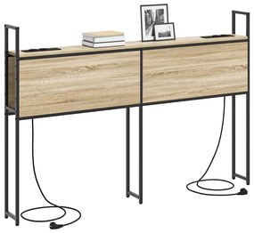 vidaXL Κεφαλάρι Αποθήκης Sonoma Δρυς 140 cm Επεξεργασμένο ξύλο