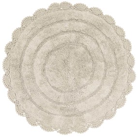 Πατάκι Μπάνιου (Φ60) Das Home Bathmats Colours 0633 Ecru