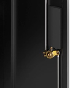 vidaXL Αρχειοθήκη Μαύρη 79 x 40 x 90 εκ. από Ατσάλι