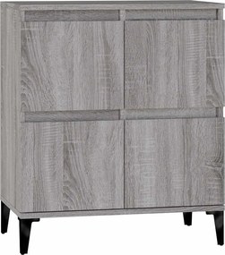 vidaXL Ντουλάπι Γκρι Sonoma 60x35x70 εκ. από Επεξεργασμένο Ξύλο