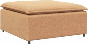 vidaXL Υποπόδιο Καναπέ Μπεζ 100x100x48 εκ.