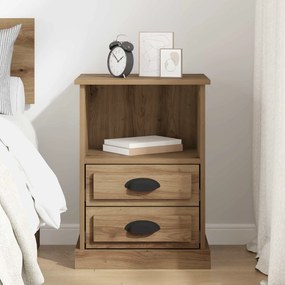 vidaXL Κομοδίνο Artisan Oak 36 x 43 x 60 εκ Επεξεργασμένο ξύλο