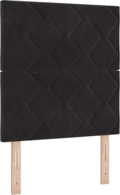 vidaXL Κεφαλάρι Μαύρο 80 cm Βελούδο