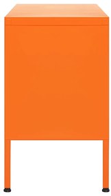 vidaXL Έπιπλο Τηλεόρασης Πορτοκαλί 105x35x50 εκ. από Ατσάλι