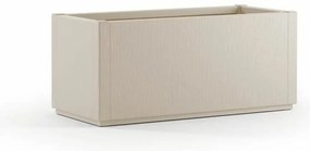 Βάζο Λουλουδιών Starwax Λευκό Ορθογώνιο 80 cm