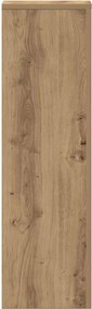 vidaXL Βάσεις Φυτών 2 τεμ. Αρτισιανή Δρυς 25x25x80 εκ. Επεξ. Ξύλο