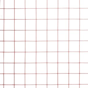 vidaXL Συρματόπλεγμα Κόκκινο 25x0,5 μ. Ατσάλι με Επικάλυψη PVC