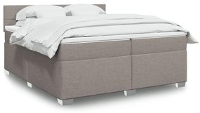 ΚΡΕΒΑΤΙ BOXSPRING ΜΕ ΣΤΡΩΜΑ TAUPE 200X200 ΕΚ. ΥΦΑΣΜΑΤΙΝΟ 3285999