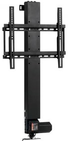 VEVOR Motorized TV Lift Stroke Length 28 Inches Motorized TV Mount Fit for 26-57 Inch TV Lift with Remote Control Height Adjustable 28 Inch Load Capacity 132 Lbs