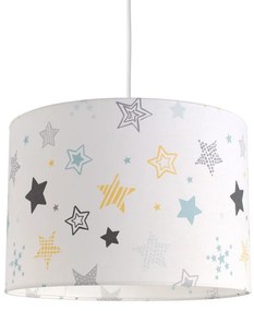 Παιδικό Φωτιστικό Κρεμαστό Funky Stars 35x24cm Ε27 White-Multi Veis