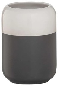 Ποτήρι Οδοντόβουρτσας Sphere 7,3x10,4cm Dark Grey Sealskin Porcelain