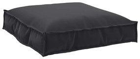 vidaXL Μαξιλάρι παλέτας για κάθισμα Μαύρο 70 x 70 x 12 cm