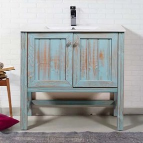 Mabo Irida II 90 Base Plywood - Βάση Επίπλου Με Νιπτήρα (90x46)