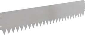 vidaXL Περίγραμμα γκαζόν 20 τμχ. 103 x 20 εκ Stainless Steel Ασημί