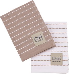 Ποτηρόπανα (Σετ 2τμχ) Das Home Kitchen 0825