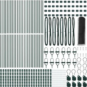 vidaXL Στύλος Περιφράξεων Γκρι 100 x 0,6 μ (13 mm πλέξη)