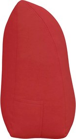 vidaXL Μαξιλάρι Πλάτης Κόκκινο 100 x 24 x 50 εκ ύφασμα