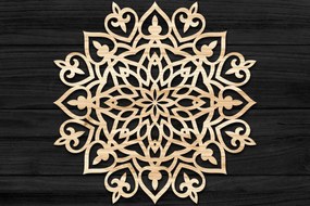 Σετ των 2 Intra απο ξύλο plywood 3mm-4mm πάχος 3D Mandala για Cricut Δίασταση 30x30 cm INTRAFABR-73588517
