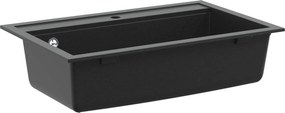 vidaXL Σιντρινο Μαύρο 795 x 505 χλστ. Γρανίτης
