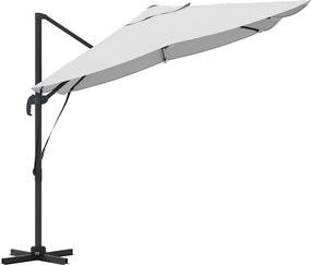 vidaXL Ομπρέλα ηλίου Άμμος 351 x 250 x 260 εκ