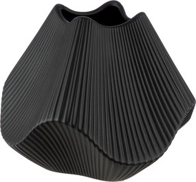 Βάζο Κεραμικό Μαύρο 22X22X19Cm 22X22X19Cm