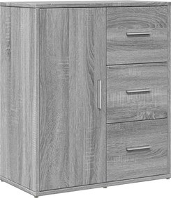 vidaXL Βοηθητικό Ντουλάπι Γκρι Sonoma 60x31x70 εκ. Επεξεργασμένο Ξύλο