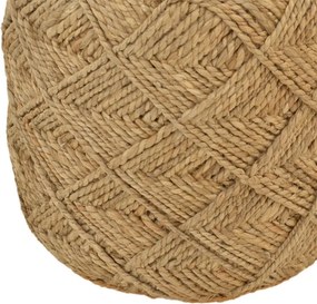 Σκαμπό Vladir Inart φυσικό 100% γιούτα 40x40x40εκ