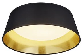 Πλαφονιέρα Οροφής 34cm Μαύρο Ύφασμα LED 14w 3000K 1500lm  Trio Lighting Ponts Ponts R62871279