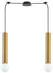Φωτιστικό Οροφής  SE21-GM-5-BL2 ADEPT TUBE GOLD MATT Gold Matt Pendant+ - Μέταλλο - 77-8681
