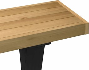 vidaXL Τραπέζι κονσόλας NOAIN με πόδια σχήματος X 120x30x75 cm