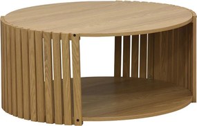 Τραπέζι σαλονιού Heavenly pakoworld MDF φυσικό Φ83x38εκ