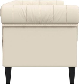 vidaXL Καναπές Διθέσιος Chesterfield Λινό