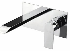 Sanitec Florence 00-99-00637 Μπαταρία νιπτήρα εντοιχιζόμενη Χρώμιο
