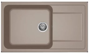 Νεροχύτης κουζίνας LIFE 410 Tortora 43 ELLECI 86x50cm
