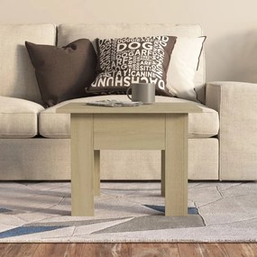 vidaXL Τραπεζάκι Σαλονιού Sonoma Δρυς 55 x 55 x 42 εκ. Μοριοσανίδα