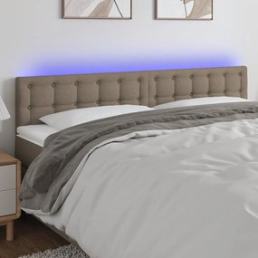 ΚΕΦΑΛΑΡΙ ΚΡΕΒΑΤΙΟΥ LED TAUPE 180X5X78/88 ΕΚ. ΥΦΑΣΜΑΤΙΝΟ 3122064