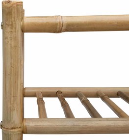 vidaXL Ράφι Παπουτσιών με ράφι Φυσικό 68 x 28 x 30 εκ Μπαμπού