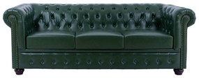 ΚΑΝΑΠΕΣ 3ΘΕΣΙΟΣ T.CHESTERFIELD HM3009.08 ΤΕΧΝΟΔΕΡΜΑ ΚΥΠΑΡΙΣΣΙ 208x90x73 εκ. - HM3009.08