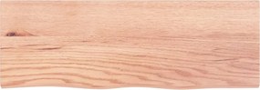 vidaXL Πάγκος Μπάνιου Αν. Καφέ 80x30x(2-4) εκ. Επεξεργ. Μασίφ Ξύλο