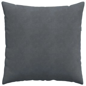 vidaXL Μαξιλάρι Καναπέ 2 pcs Σκούρο Γκρι 80 x 80 cm