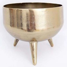 Κασπώ Τρίποδο 014.OR1211 35x35cm Gold Aluminium