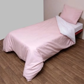 Σεντόνια Φανελένια 2645 (Σετ 4τμχ) Pink-White Viopros Υπέρδιπλo 230x265cm 100% Βαμβάκι