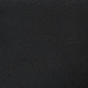 vidaXL Πολυθρόνα Μαύρη 60 εκ. από Συνθετικό Δέρμα με Υποπόδιο