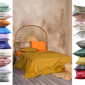 Σεντόνι Μονό Επίπεδο (160x260) Nima Bed Linen Unicolors New Μπλε